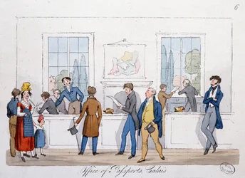 Passkontoret i Calais, 1822