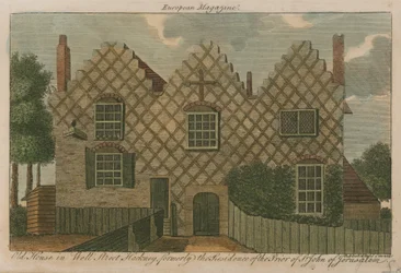 Old House i Well Street, Hackney, tidigare residens för Prior of St John of Jerusalem