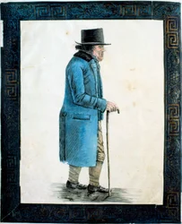 Old Man (akvarell på papper)