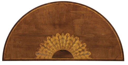 Ett av ett par George III dubbla gateleg-spelbord, ca 1780