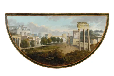 Ett av ett par George III te-bord, möjligen irländskt, ca 1780
