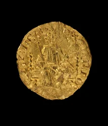 Penny of King Henry III, 1257-58 (guld) (se även 429894)
