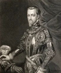 Filip II, från "History of the Reign of Philip II", publicerad 1855