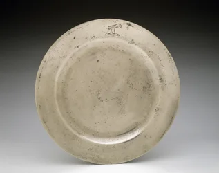 Tallrik, c. 1750 (tenn)