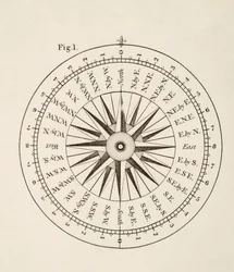 Kompassens punkter (litho)