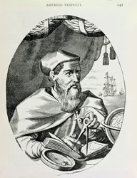 Porträtt av Amerigo Vespucci (1454-1512) från 