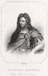 Porträtt av Archibald Campbell, 1835