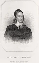 Porträtt av Archibald Campbell, 9:e earl av Argyll, 1835