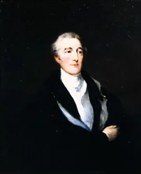 Porträtt av Arthur Wellesley (1769-1852) Duke of Wellington (olja på duk)