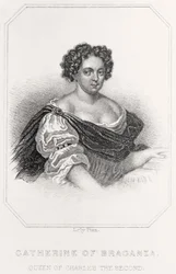 Porträtt av Katarina av Braganza