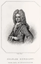 Porträtt av Charles Mordaunt, 3:e earl av Peterborough, 1835
