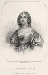 Porträtt av Elizabeth Cecil, grevinna av Devonshire, 1835