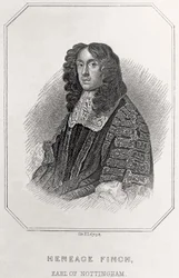 Porträtt av Heneage Finch, Earl of Nottingham, 1835