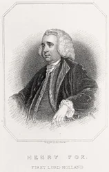 Porträtt av Henry Fox, 1st Lord Holland, 1835