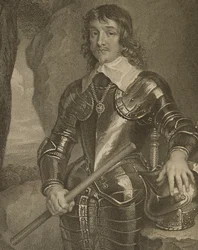 Porträtt av James Hamilton (1606-49) 3:e markisen och 1:e hertigen av Hamilton, från "Lodge