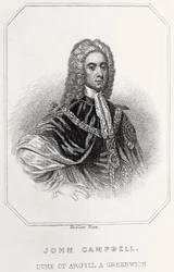 Porträtt av John Campbell, hertig av Argyll och Greenwich, 1835