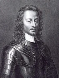 Porträtt av John Hampden (1594-1643) (gravyr)