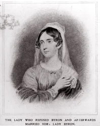 Porträtt av Lady Byron (1792-1863)