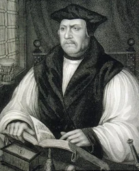 Porträtt av Matthew Parker (1504-75), från "Lodge