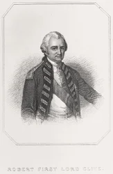Porträtt av Robert 1st Lord Clive, 1835