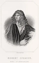 Porträtt av Robert Spencer, Earl of Sunderland, 1835
