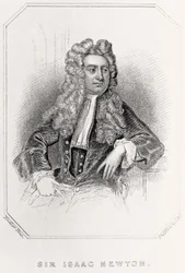 Porträtt av Sir Isaac Newton, 1835