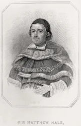 Porträtt av Sir Mathew Hale, 1835