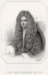 Porträtt av den ärade Robert Boyle, 1835