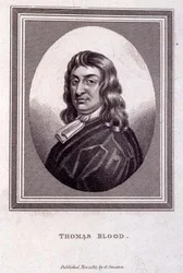 Porträtt av Thomas Blood (ca 1618-80), pub. av G. Smeeton