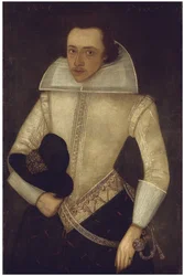 Porträtt av en gentleman, 22 år gammal, 1616