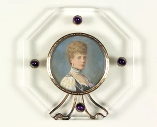 Drottning Alexandra när prinsessan av Wales (akvarell på papper)