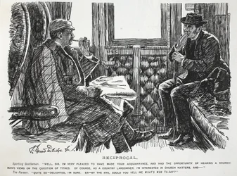 Reciprocal, illustration från Punch