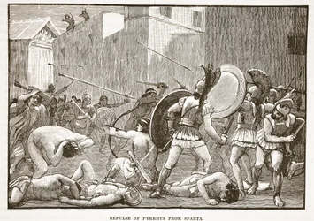 Avvisning av Pyrrhus från Sparta
