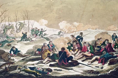 Retreat från Moskva, graverad av J. Hassell