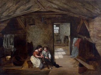 Reverend John Wesleys Study, Orphan House, Newcastle, 1856