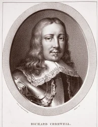 Richard Cromwell, tillskriven Maurin, graverad av de Langlume