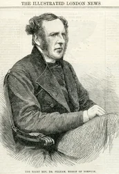 Höger pastor Dr Pelham, biskop av Norwich från The Illustrated London News 14 oktober 1865