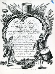 Robert Horne, trummakare (gravyr)