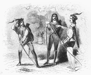 Robin Hood, Scarlet och John
