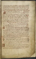 Royal 13. A.XI, f.5 Initial- och marginalritningar, Computus, Helperic of Auxerre (vellum);
