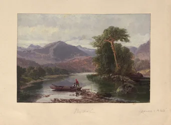 Rydal Water (olja på papper)