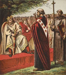 Saint Augustine and the Saxons, pub. 1890