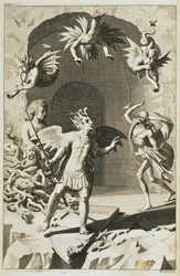 Satan och hans demoner, från "Paradise Lost" av John Milton