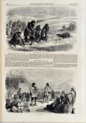 Scen från Balaclava, från "The Illustrated London News"