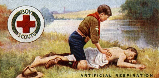 Scout första hjälpen-märke, 1929