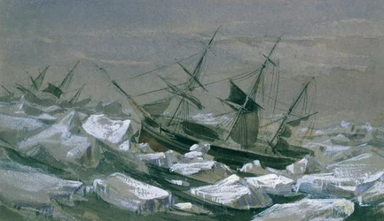 Sändning av James Clark Ross med skeppen 