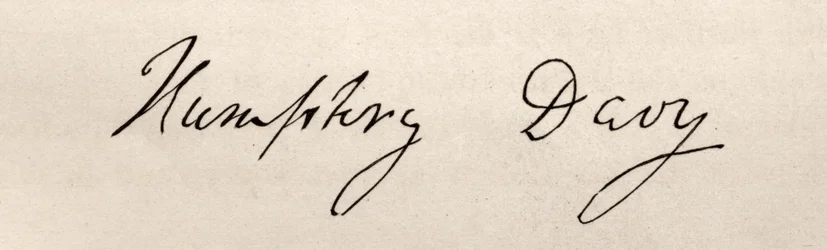 Saini a Sir Humphry Davy (1778-1829) swed