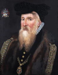 Sir Gilbert Dethick, Strumpebandskung av vapen