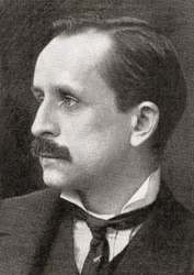 Sir James Matthew Barrie, från tidningen The World and His Wife, publicerade 1907