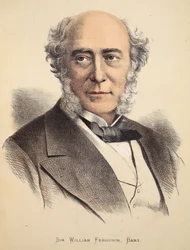 Sir William Ferguson, Bart, illustration från The Pictorial Edition av David Livingstones liv och upptäckter av J. Ewing Richie, pub. av A. Fullarton & Co., 1876